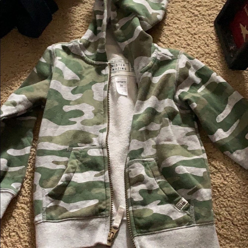 Carters size 3T zip up